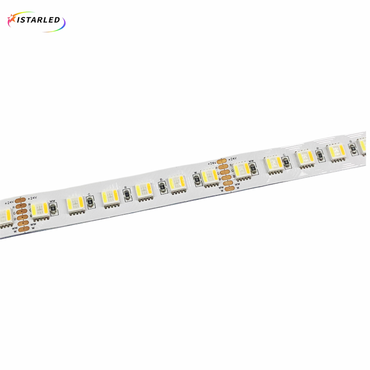 RGBWW 5 in 1 96leds/m 24v pwm led strip