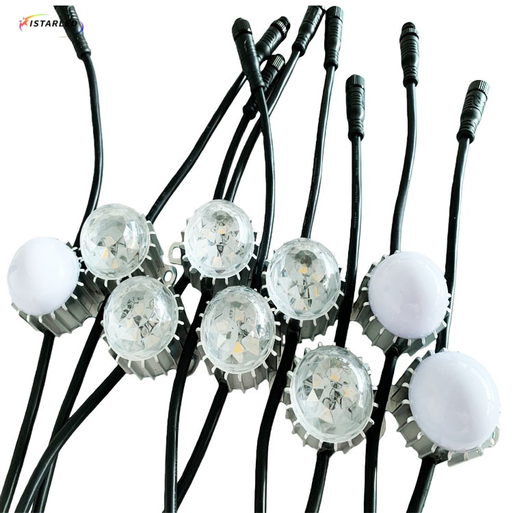 High Power 6W/8W 50MM RGBW UCS7904 Pixel LED Point Light